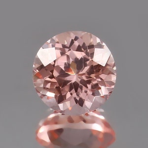 AAA 10 MM Flawless Padparadscha Sapphire Gemstone Cut, Peach Sapphire Loose Round Cut Stone Top Quality Jewelry Making Tools & Ring Raw