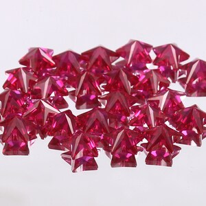AAA Mozambique Red Ruby Star: 8mm Loose Gemstone image 4