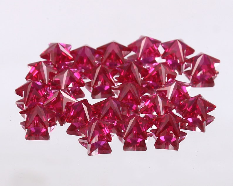 AAA Mozambique Red Ruby Star: 8mm Loose Gemstone image 4