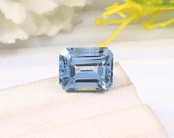 AAA 11x9mm Brazilian Aquamarine Gemstone Octagon Cut Loose Stone, September Birthstone Jewelry Making