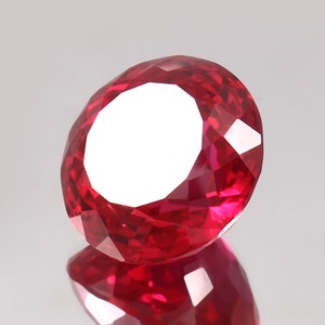 AAA 15 MM Flawless Mozambique Pegion Red Ruby Gemstone Cut, Loose Gemstone Round Cut Genuine Ruby Jewelry Making Tools & Ring Raw Product