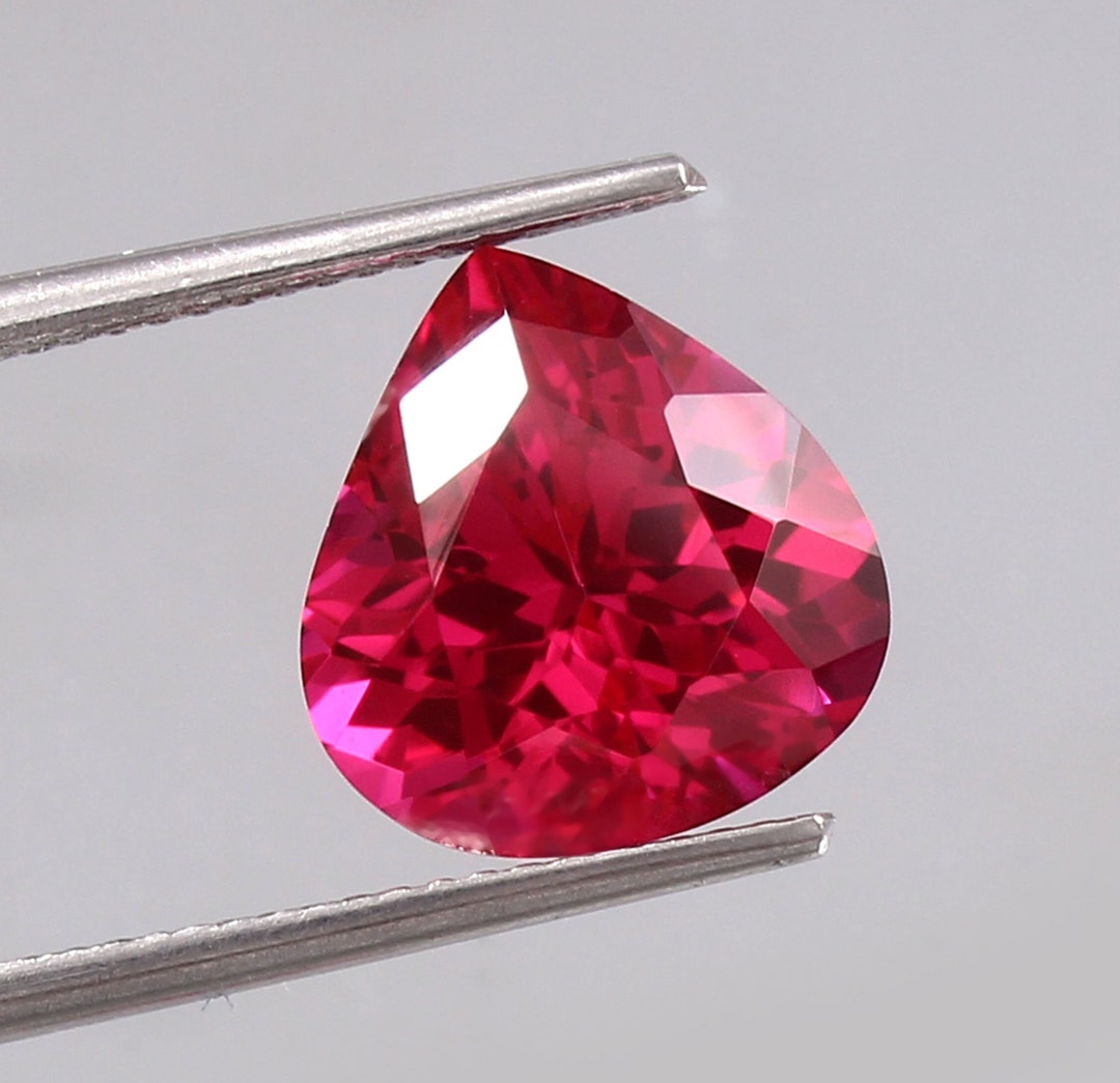 AAA Mozambique Pigeon Blood Red Ruby, Ruby Heart Loose Gemstone Jewelry ...