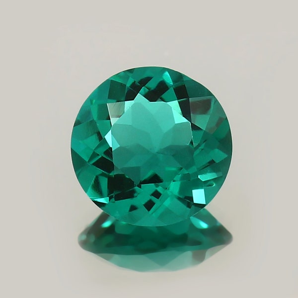 AAA Grade 10 MM Columbian Emerald Loose Round Gemstone Cut, Emerald Round Cut Stone May Birthstone Emerald Jewelry Making Tool And Ring Raw