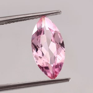 AAA 14x7 MM Pink Madagascar Morganite Loose Marquise Gemstone Cut, Natural Morganite Stone, Genuine Jewelry Making Tools & Ring Raw Product