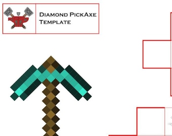 Pickaxe Form Minecraft Pickaxe Template