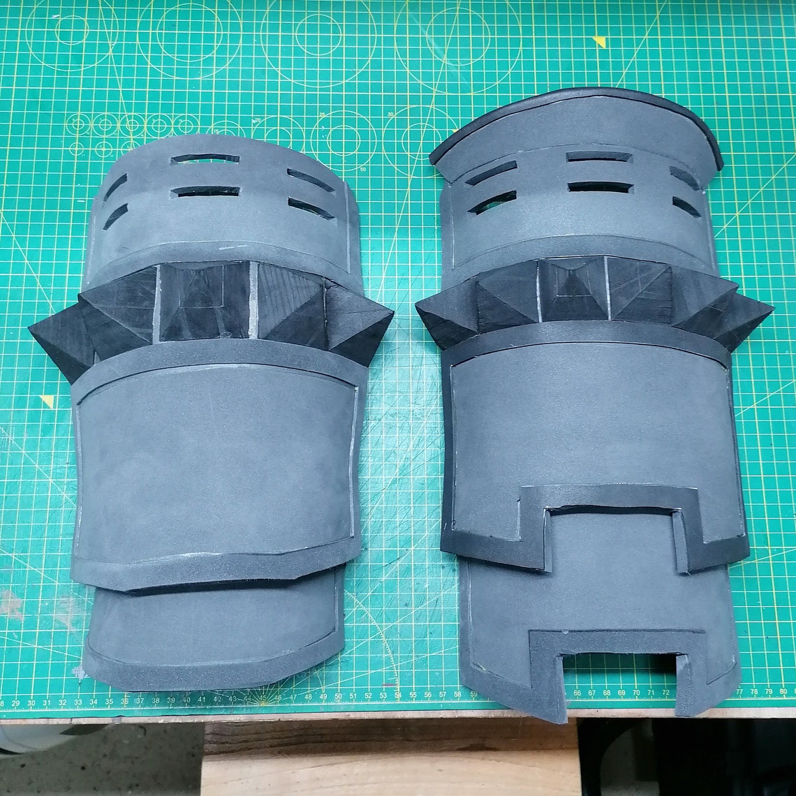 Iron Armor Thighs Foam Template Etsy