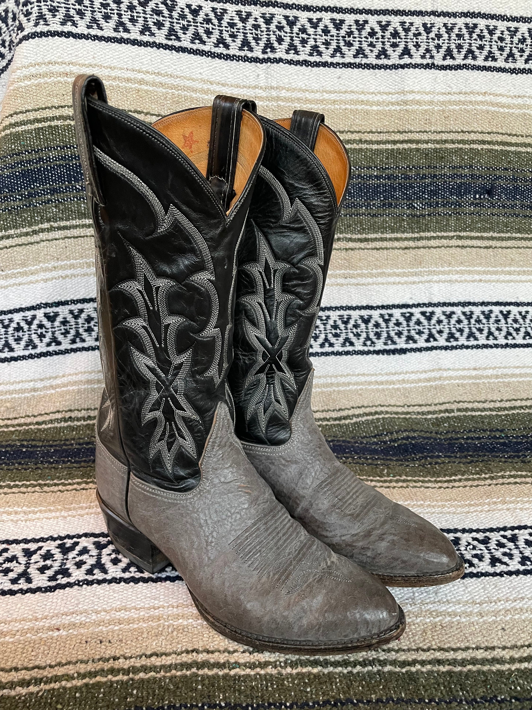 Vintage Black Label 1970's Tony Lama Western Leather Cowboy Boots Size 8.5 - Etsy Vintage Black Label 1970's Tony Lama Western Leather Cowboy Boots Size 8.5 - Etsy