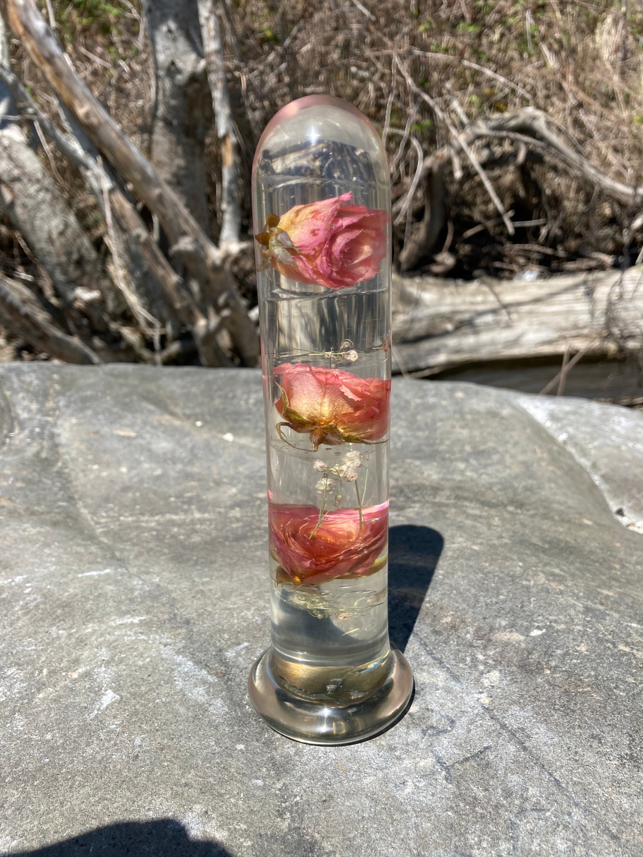 Large Pink Rose Dildo Pretty in Pink Flower dildo Large | Etsy
