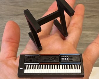 1/12 scale dollhouse miniature live concert stage equipment keyboard piano dollhouse music decor