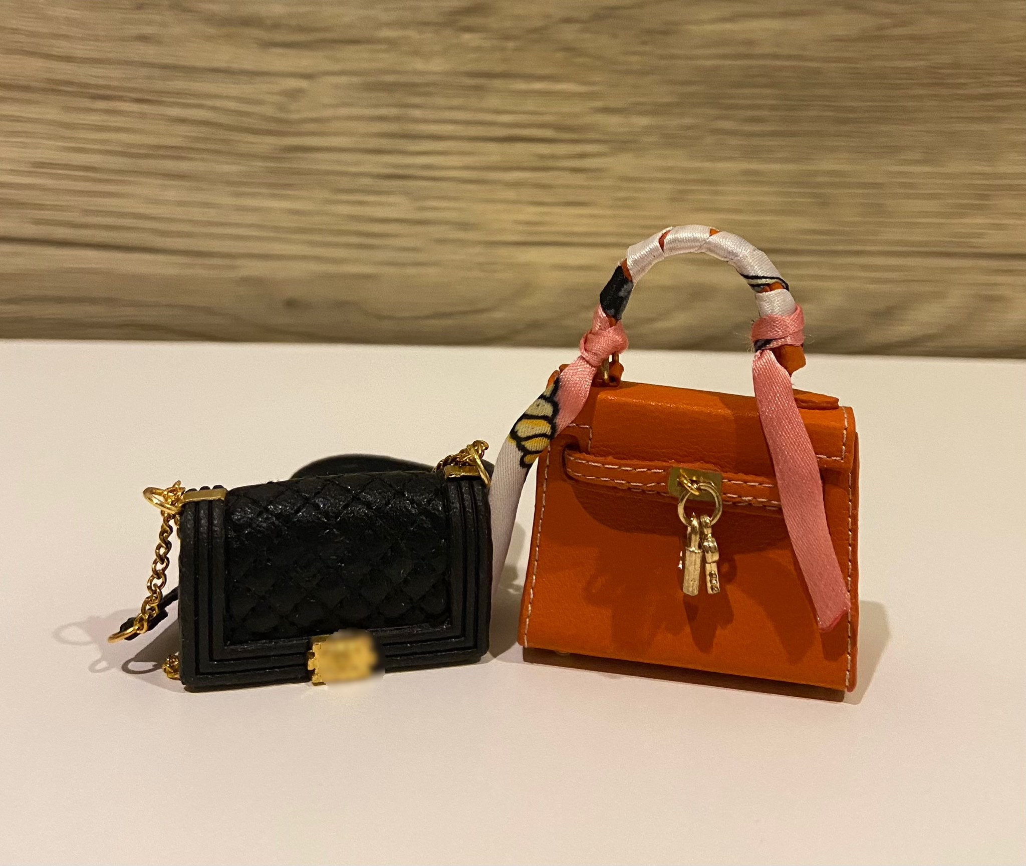 Dollhouse Fashion Accessory Chanel Handbag Dior Perfume Miniature Toys —