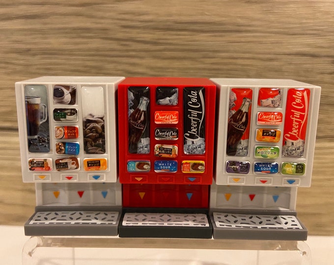 Miniature Beverage Soda Drink Dispenser Machine Dollhouse Etsy