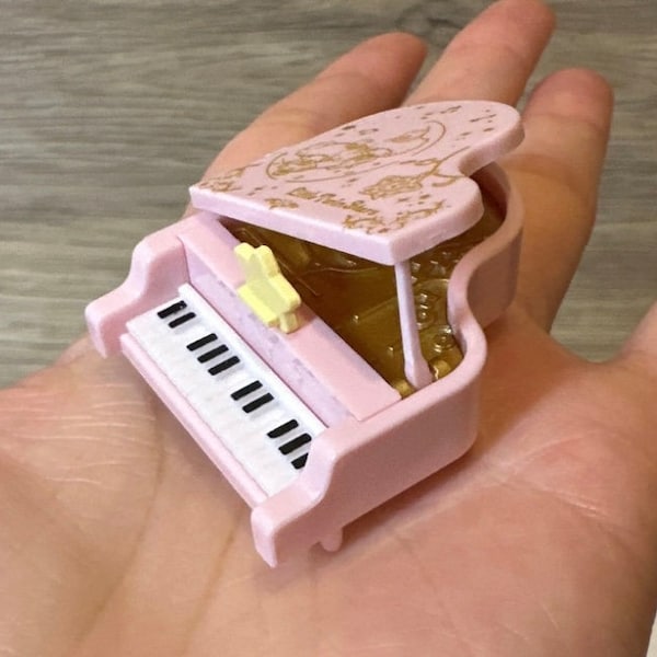 Rare Re-ment dollhouse miniatures Music Instruments piano metronome carpet