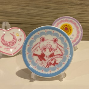 Miniature Sailor Moon Ceramic Plate With Stand Novelty Gift - Etsy