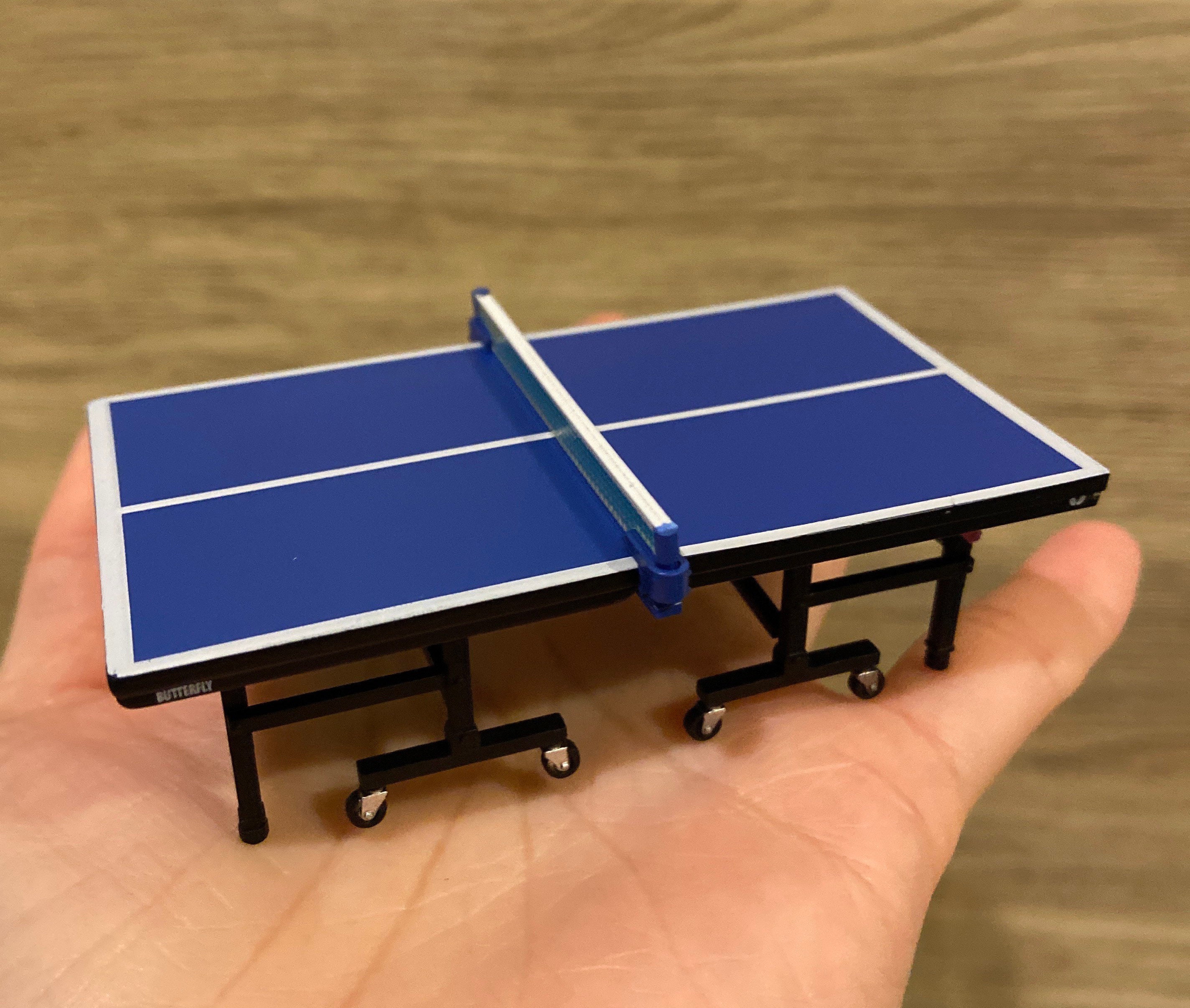 Buy Dollhouse Miniature Ping Pong Paddle Table Hobby Supplies Online in India