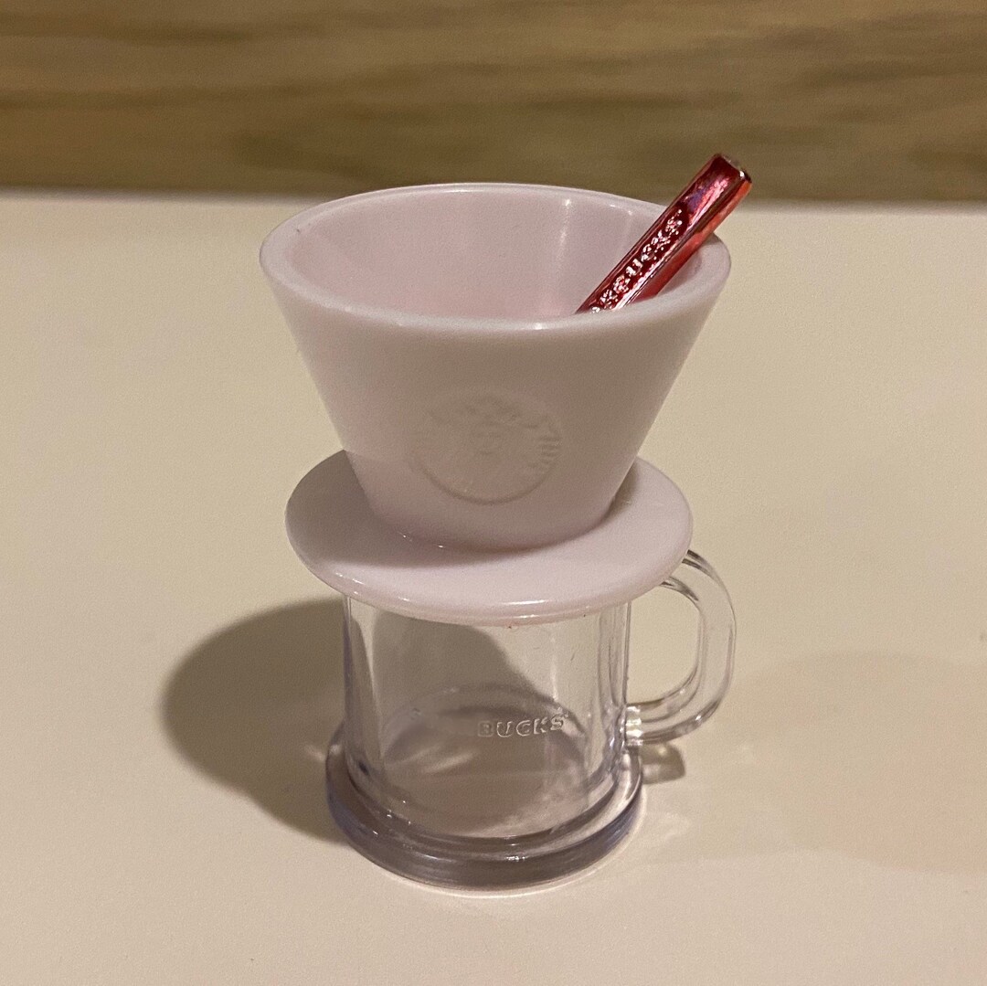 RARE Dollhouse Miniature Coffee Drip Pour Over Coffee Maker Novelty