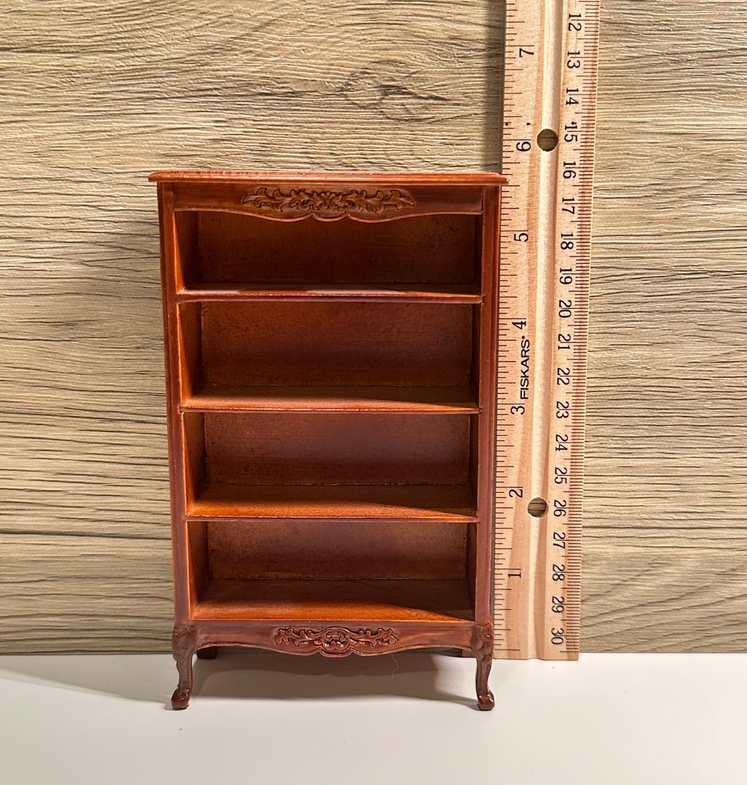 1/12 Dollhouse Miniature Bookcase Shelf Dollhouse Furniture Etsy