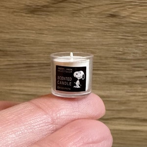 Dollhouse miniature candle dollhouse decor image 1