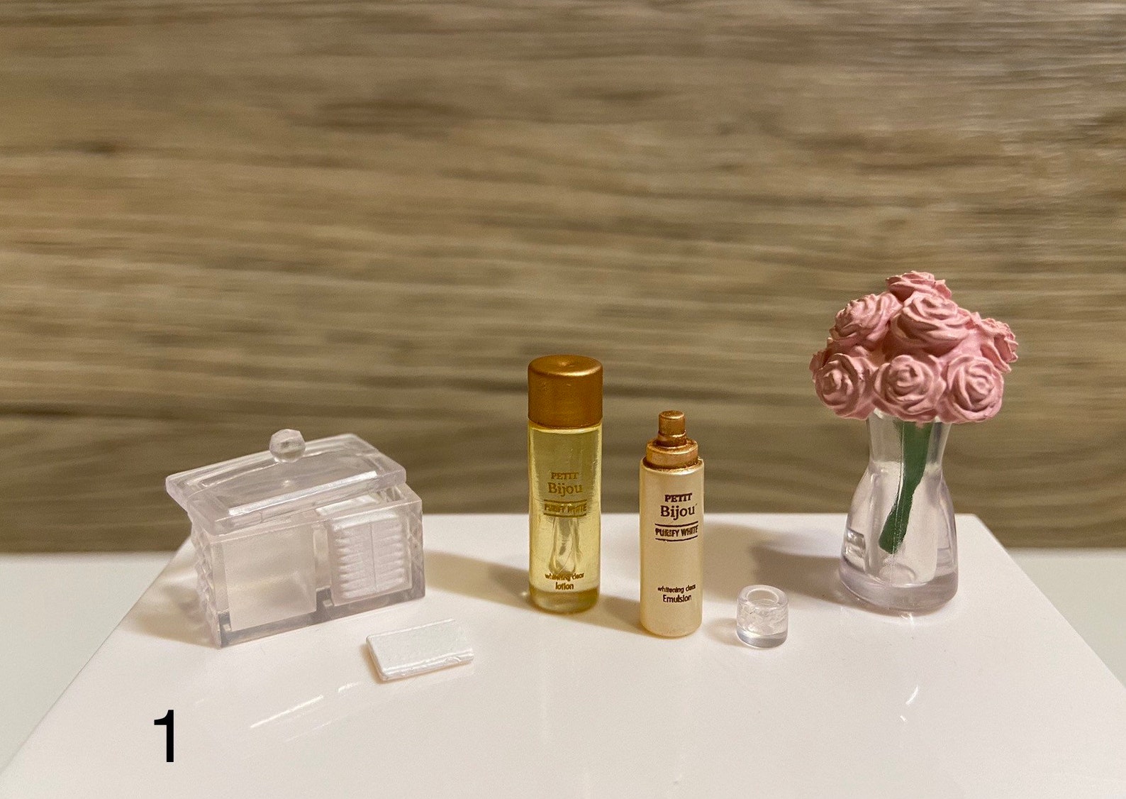 Rement Miniature Makeup Dresser Dollhouse Miniature Cosmetic Etsy