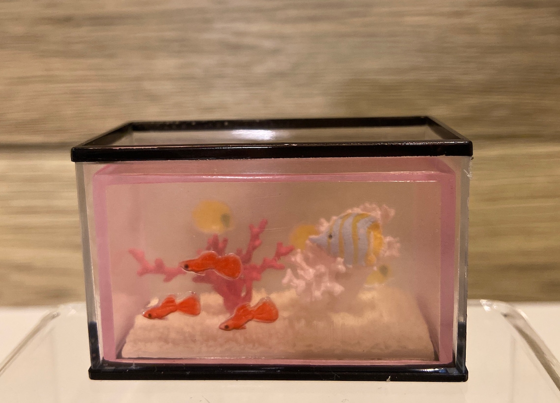 1/6 Dollhouse Miniature Aquarium Fish Tank Dollhouse Decor - Etsy