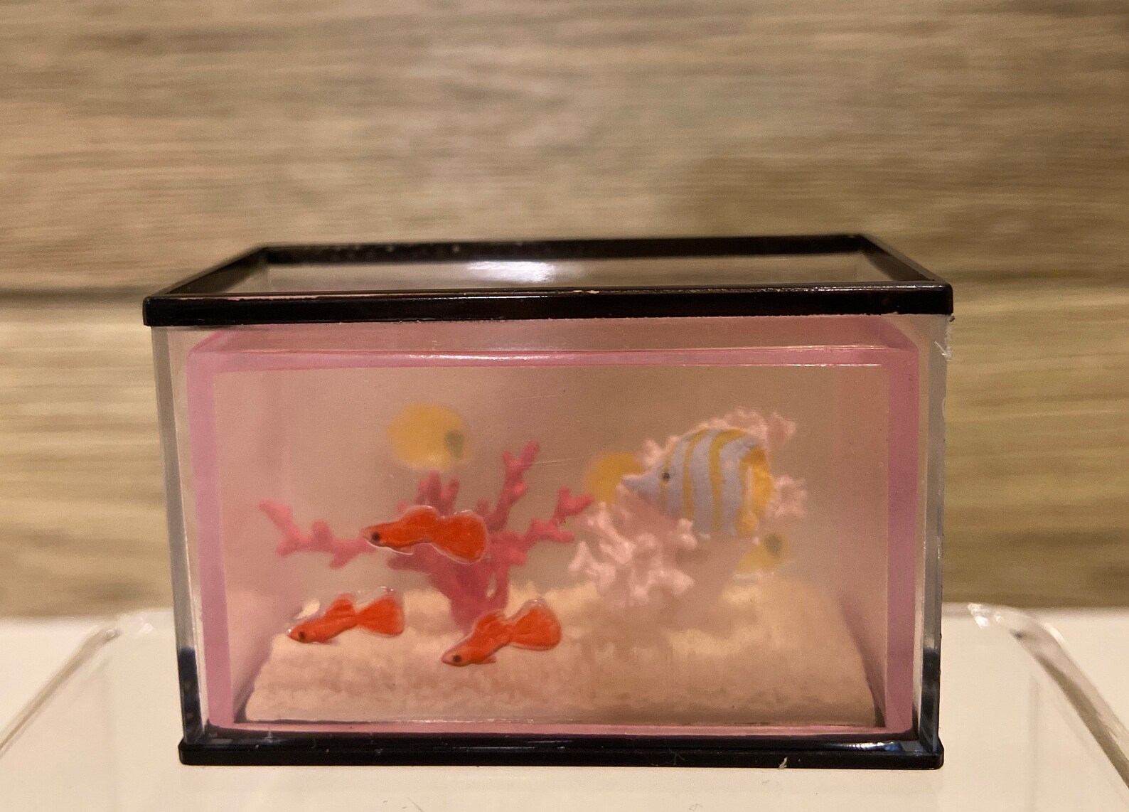 1/6 Dollhouse Miniature Aquarium Fish Tank Dollhouse Decor Etsy