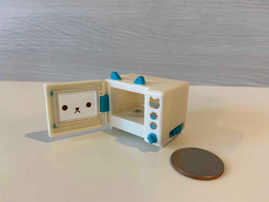 Miniatur Katze Küche Mikrowelle Puppenhaus Küche Gerät | Etsy