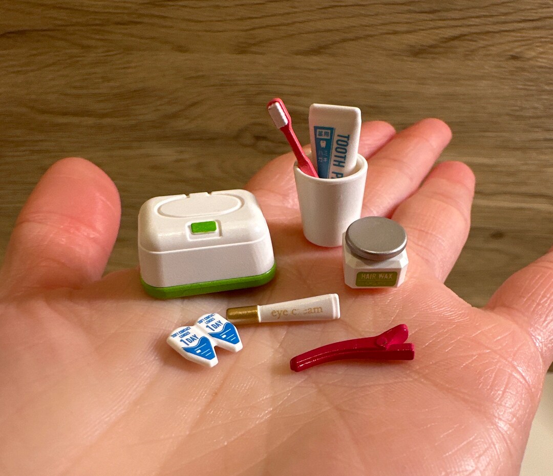 Dollhouse Miniature Toothpaste Bathroom Supplies Beauty Supplies Hair ...