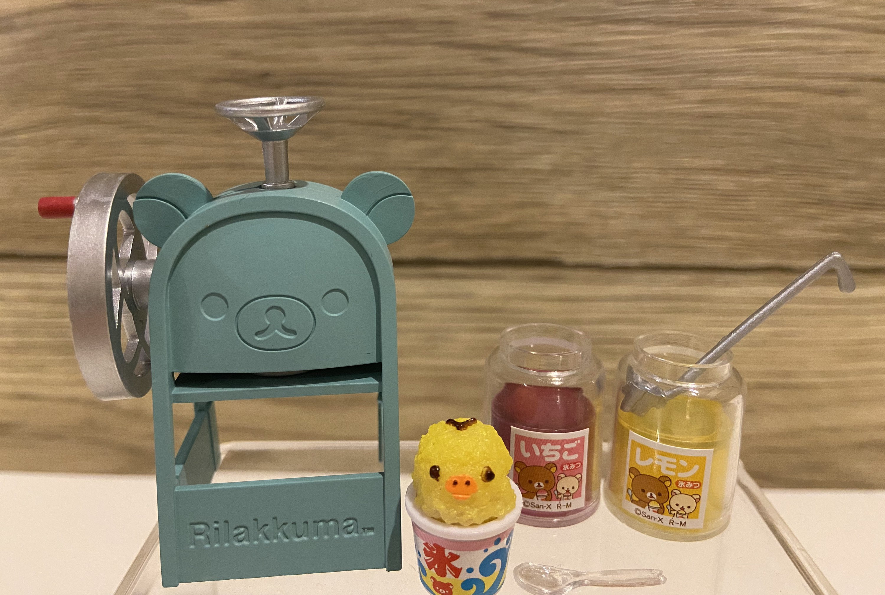 Retired Re ment Miniature Rilakkuma Japanese Shave Ice Doll Food