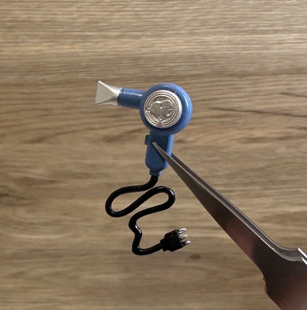 Rement Dollhouse Miniature Hair Dryer Bathroom Appliance Etsy