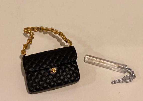 Dollhouse Miniature Fashion Handbag Purse Accessories Key -  UK