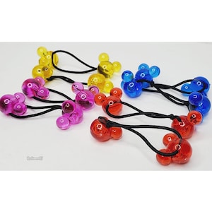 Bobble Ponytail Elastic Holders, Marble Hair Ties, Hair Knockers, Ponytail Elastics, Retro Hair Accessories Set of 8