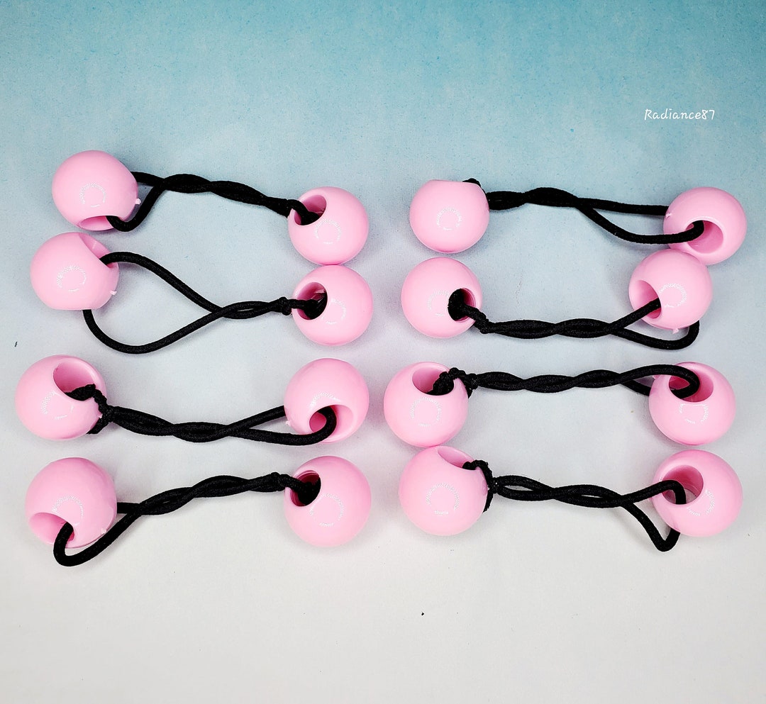 Hair Bobble Knockers, Elastic Hair Marble, Bobble Ponytail Holders