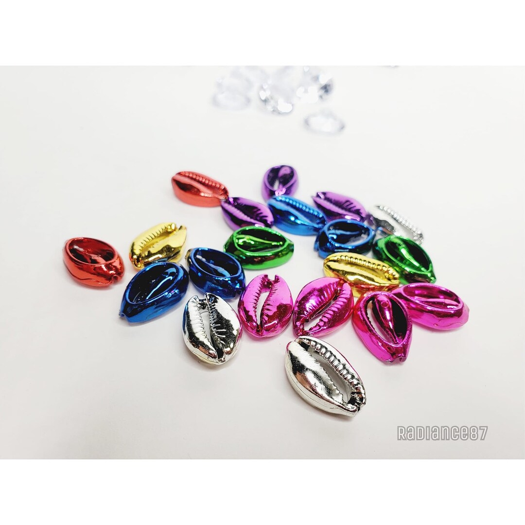 Throwback Shell Pictures Cowry Shell Enamel Charm, Assorted Pukka Shell Charm, Shell Pendant ...