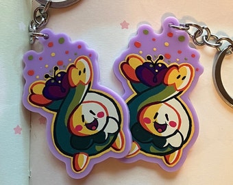 Budew Purple Acrylic Keychains