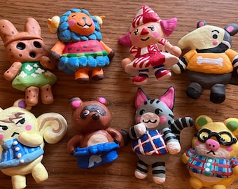 AC Villagers | Handmade Polymer Clay Magnets