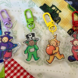 Tubby Time Kidcore Acrylic Keychains