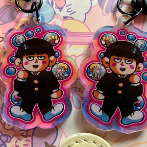 Bubbly Mob Rainbow Acrylic Keychains