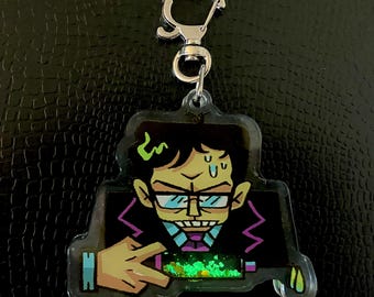 Herbert West Glow-in-the-Dark Liquid Shaker Keychains