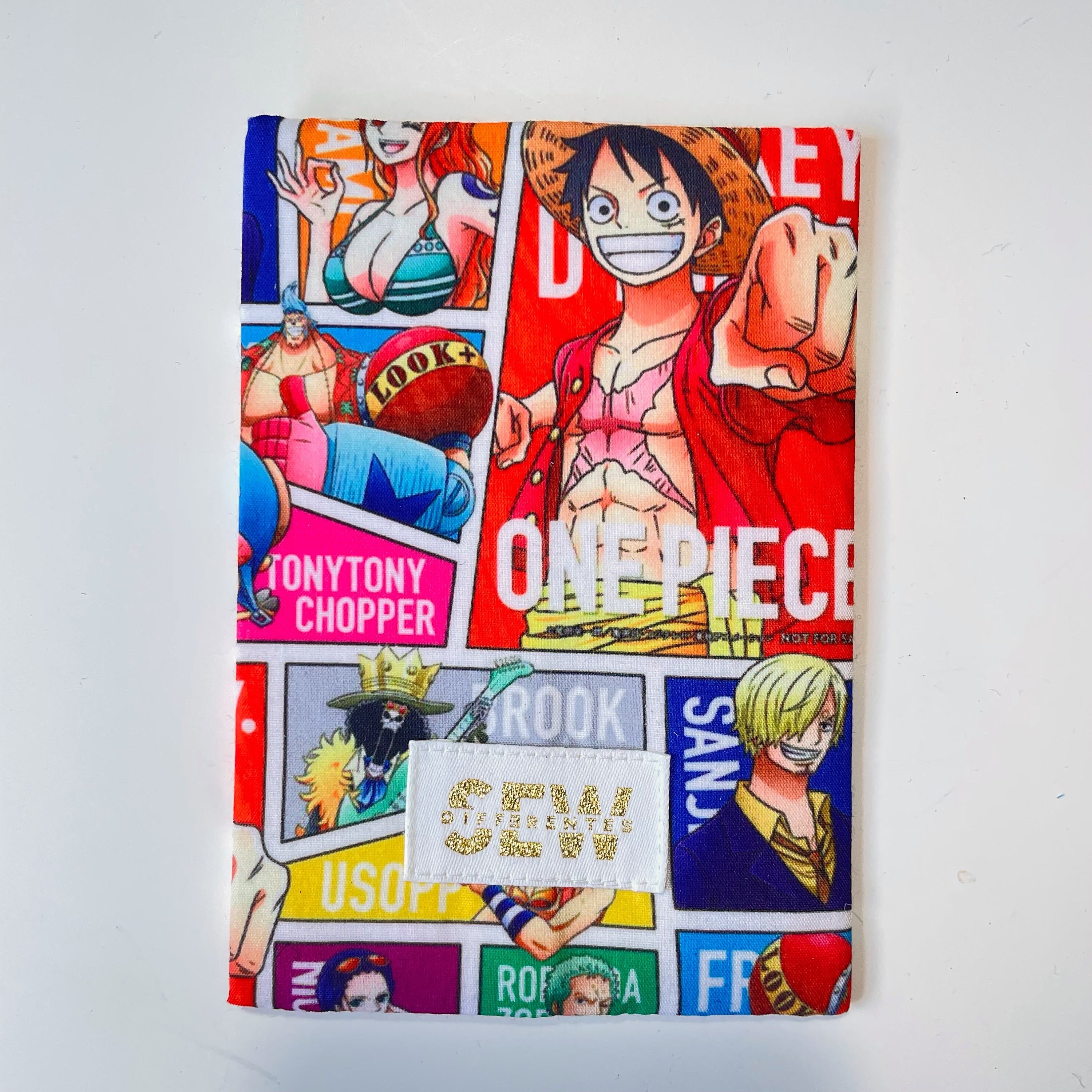 Manga One Piece Passport Case Lined and Reinforced in Cotton Etsy