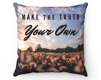 Make The Truth Your Own JW Pillow | JW Pioneer Gifts | JW Gifts | Jw Baptism Gift | Jehovah Witness Gift | Jw Stuff