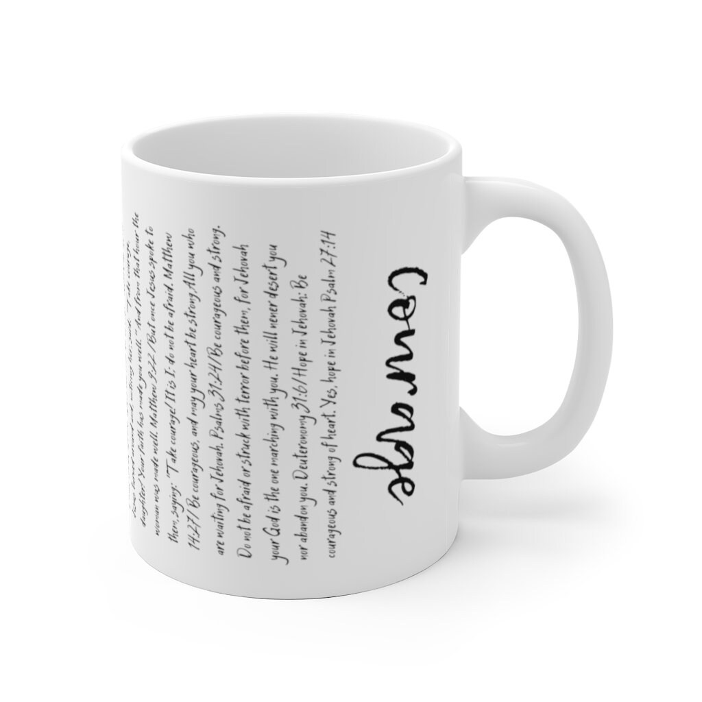 Courage Mug JW Mugs JW Gifts Best Life Ever JW Coffee Mug Pioneer