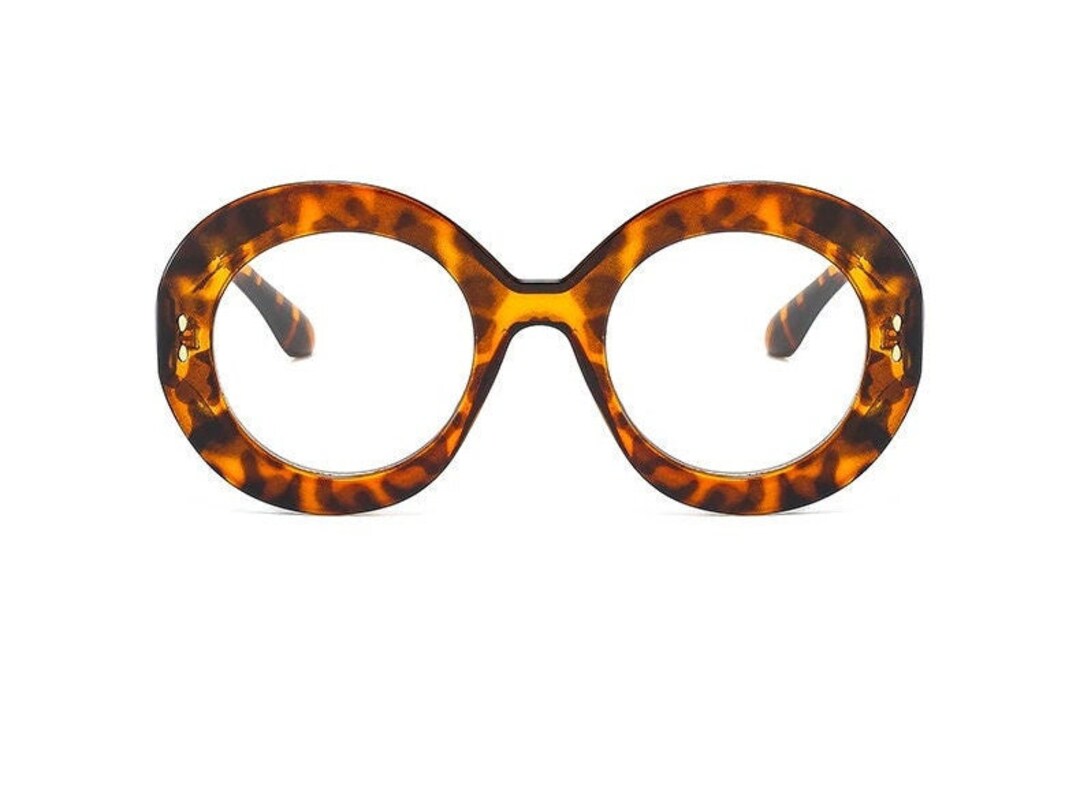 Round Frame Reading Glasses Anti Blue Light Vintage Frames Etsy