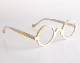 Vintage 1993 Iconic CHANEL Round White Sunglasses -  UK