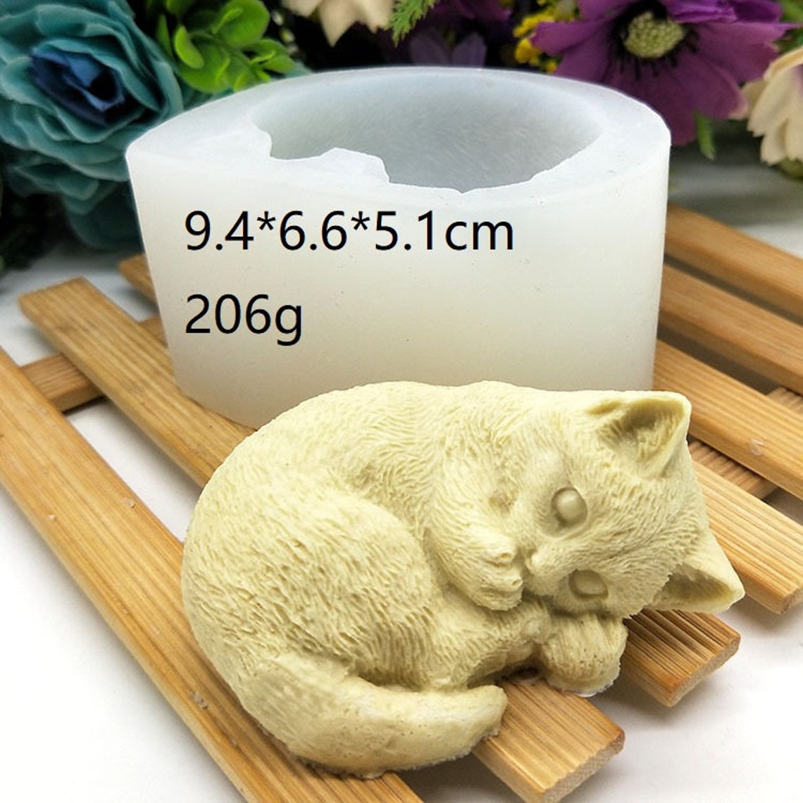 Cat Resin Mold Cat Silicone Mold for Resin Cake Chocolate Etsy