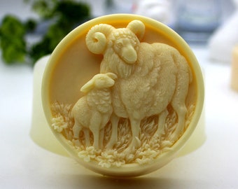 Silicone Handmade Soap Crafts DIY Mould 1pcs Small Flowers Sheep zx287 Silicone Handmade Soap Crafts DIY Mould 1pcs Small Flowers Sheep zx287