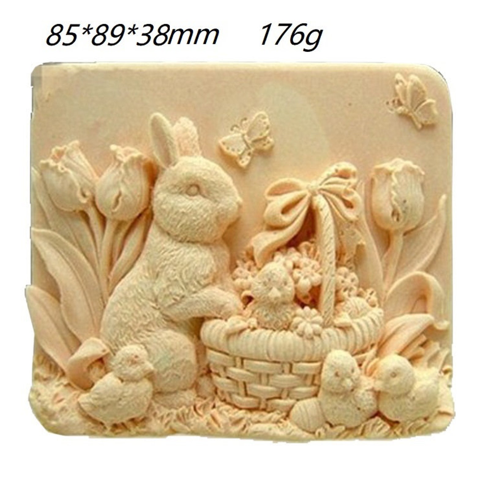 Rabbit soap mold rabbit silicone mold for resin candle mold Etsy