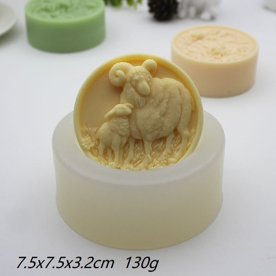 Sheep soap mold animal silicone mold for resin candle mold Etsy