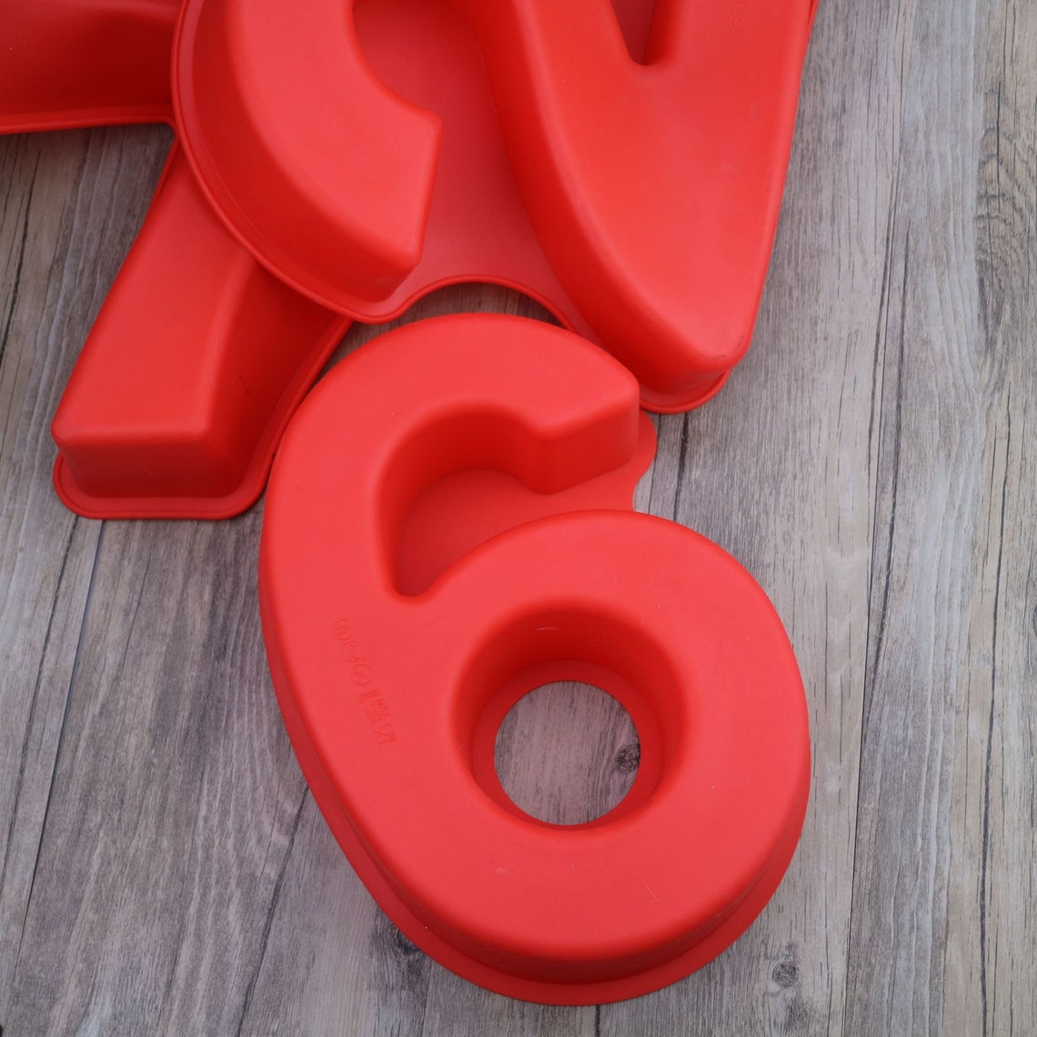 Silicone 09 Number Letter Silicone Mold for Resin Letter Etsy