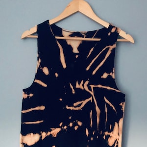 Tie Dye Cotton T-shirt Vest