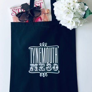 Postcode Zip Code City Town Personalised Tote Shoulder Bag