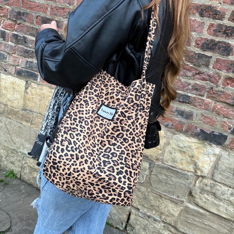 Large Pepito Leopard Print Shoulder Bag main image 0